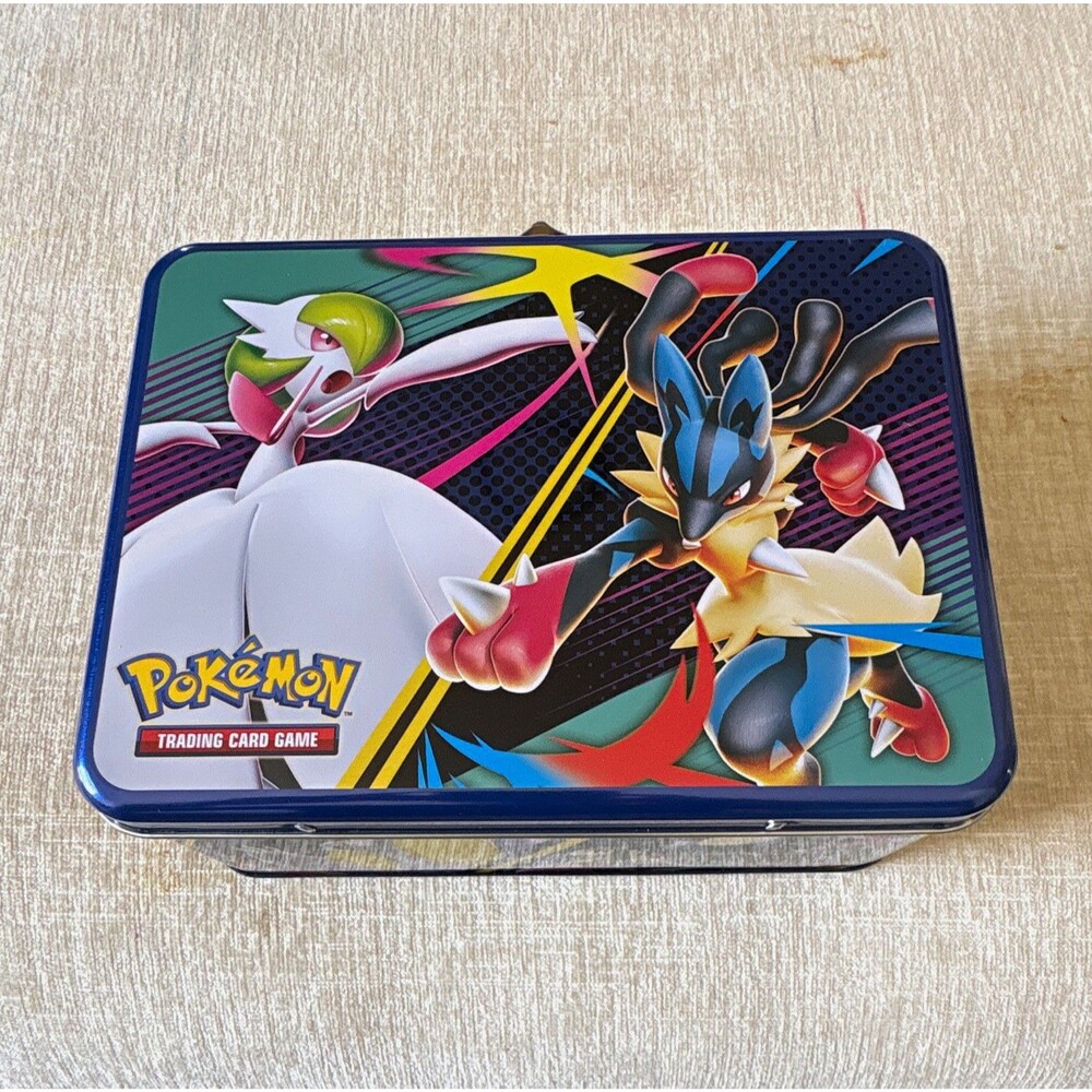 Pokémon TCG Tin Storage Case w/ Handle, 60-Card Capacity, Standard Size